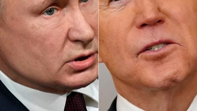 Vladirmi Putin y Joe Biden