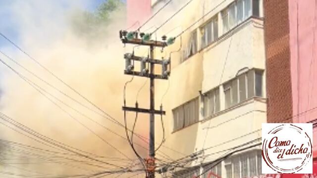 Cafetería "Como dice el dicho" se incendia