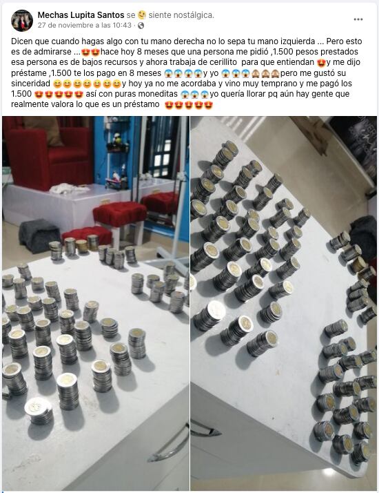 Cerrillito paga con morralla