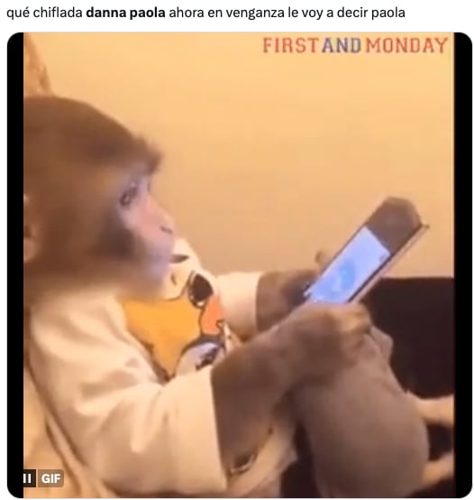 Usuario dice que Danna Paola fomentó el bullying contra usuaria de X.