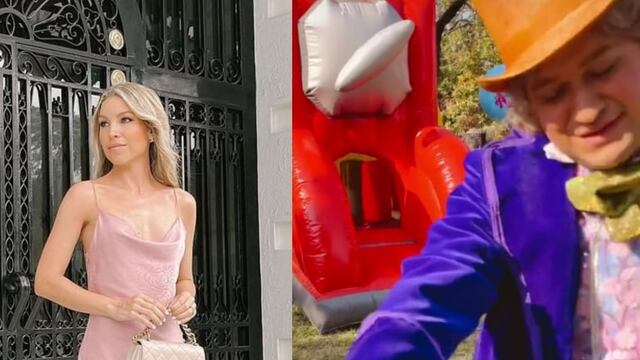 Fiesta de Andy Benavides con temática Willy Wonka.