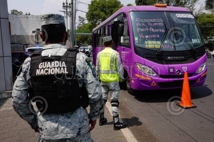 GUARDIA NACIONAL "OPERATIVO PASAJE SEGURO", CDMX