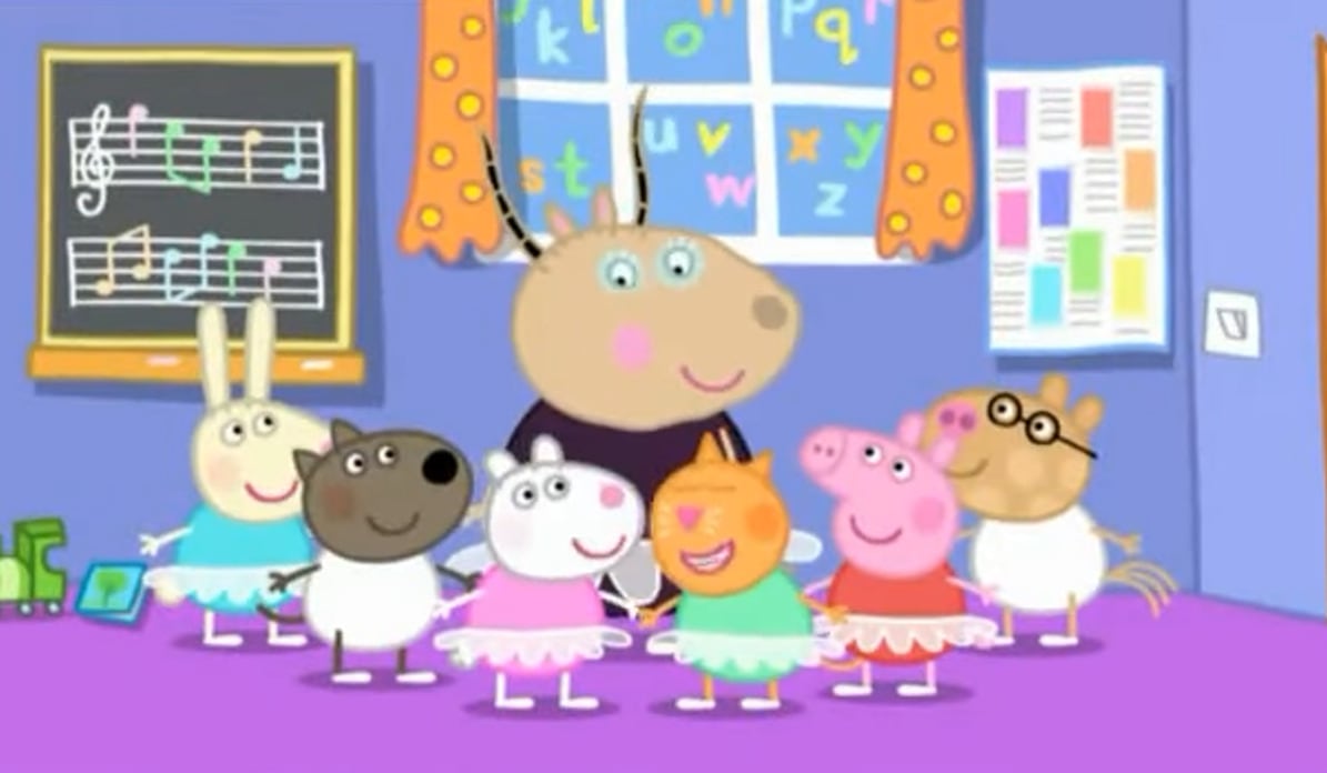 Peppa Pig clases de ballet