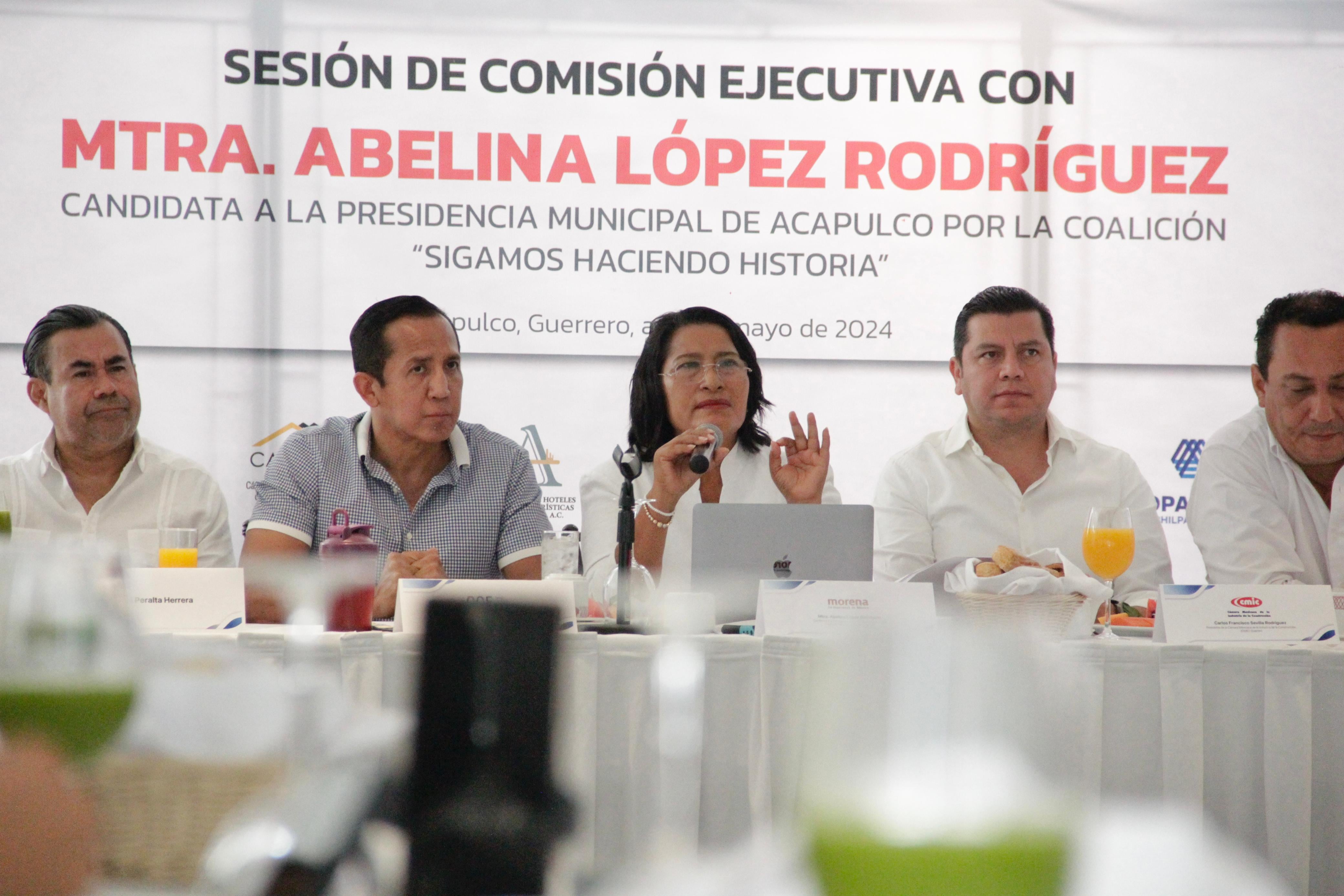 Abelina López fue respaldada por CCE por su trabajo en Acapulco