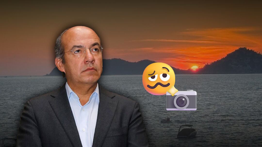 Se burlan de Felipe Calderón por compartir el “último atardecer de 2025” en enero