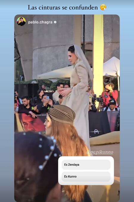 Hasta Kunno admite que sí tiene un parecido con Zendaya