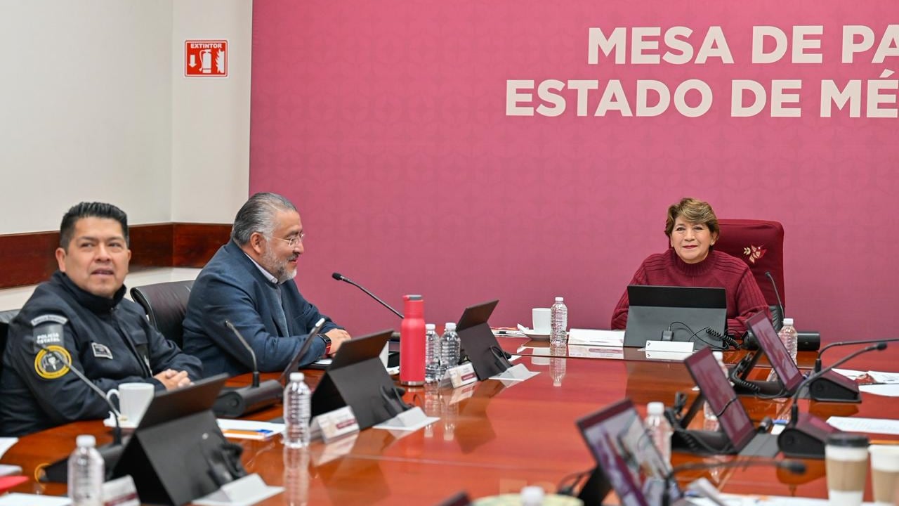 Horacio Duarte destaca liderazgo de Delfina Gómez en Mesas de Paz