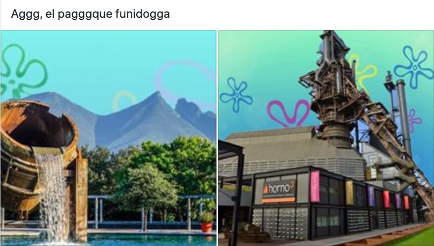 Parque Fundidora como Fondo de Bikini