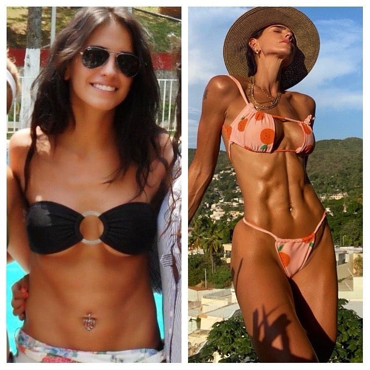 Bárbara de Regil; antes y después.