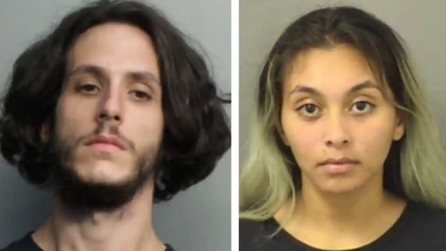 Nickolle Cristina Aguilar y Daniel García