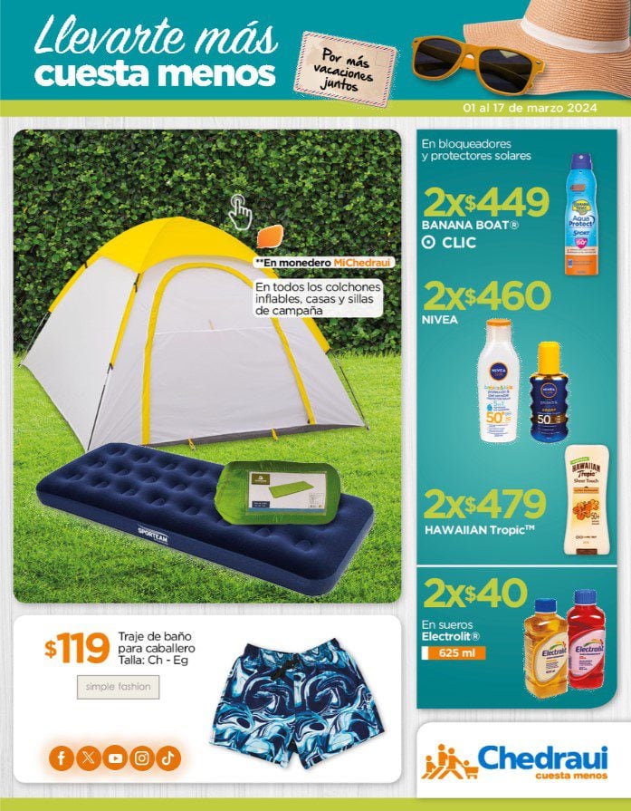Ofertas Chedraui hoy al 17 de marzo 2024