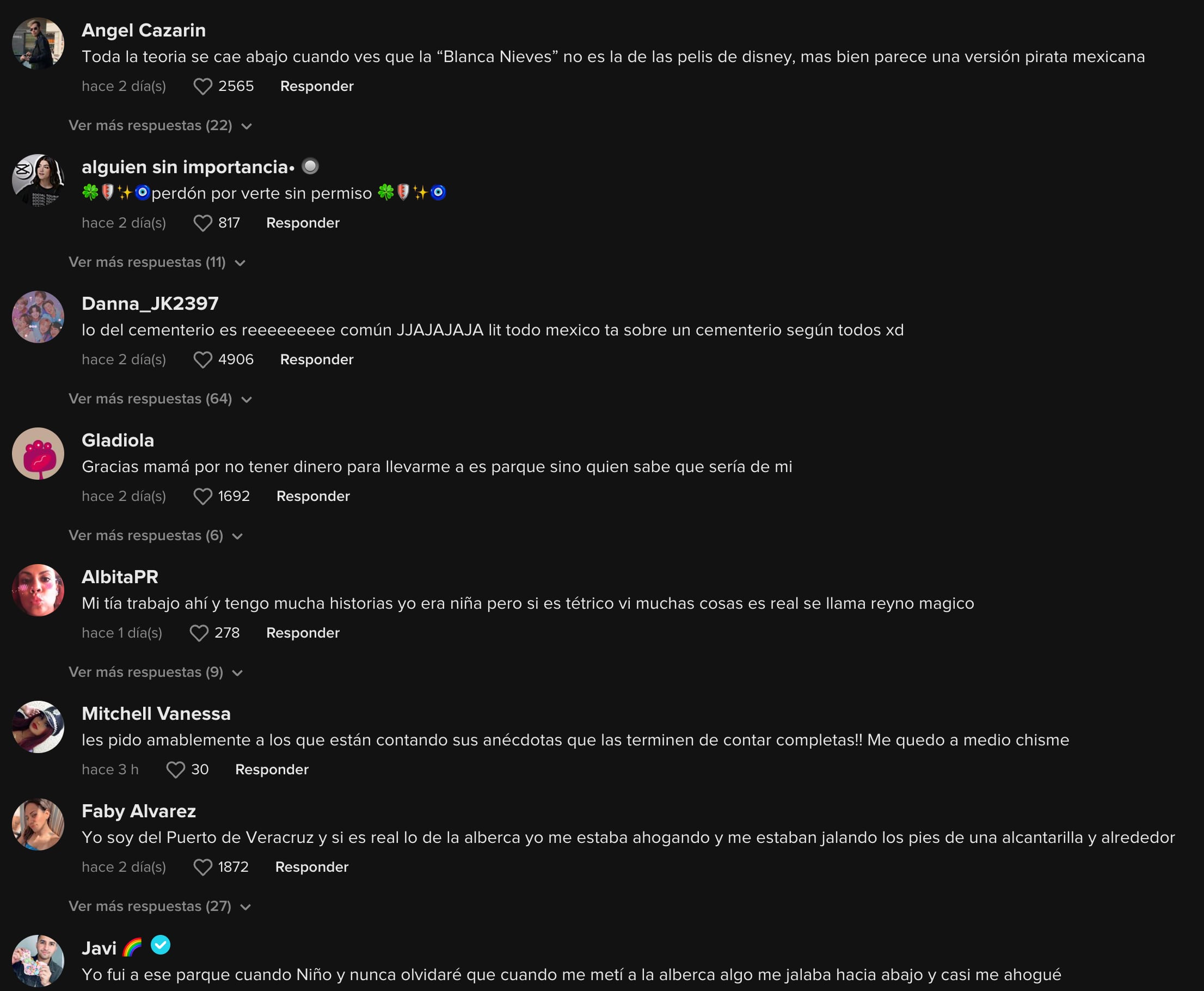 Comentarios sobre el parque de Disney