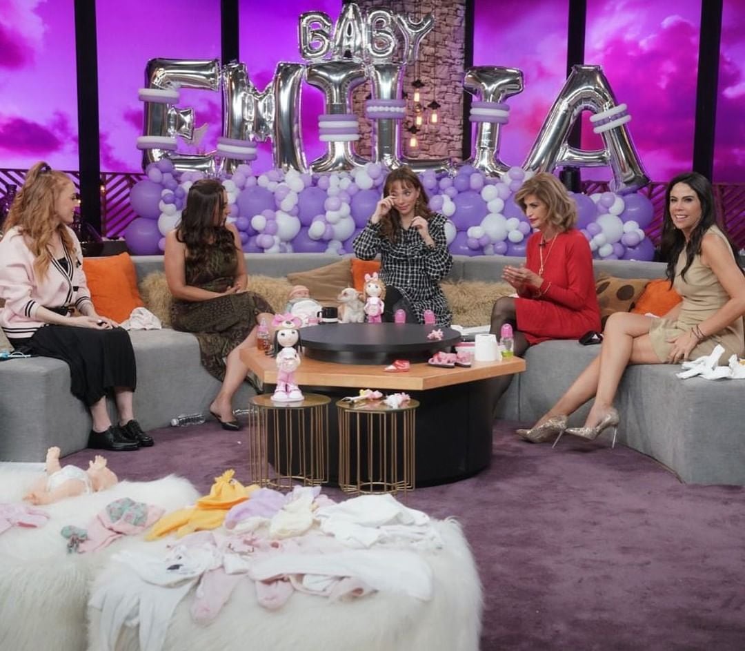 Natalia Téllez en su baby shower