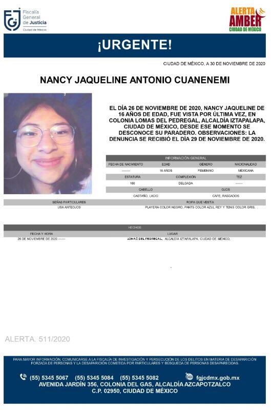 Ficha de búsqueda de Jaqueline