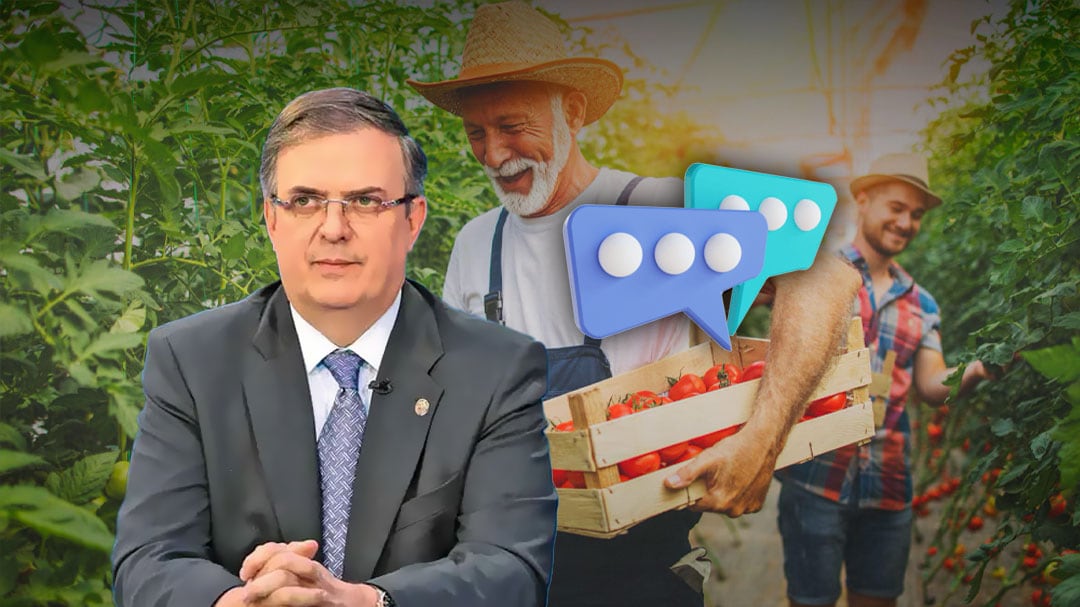 Agricultores quieren a Marcelo Ebrard en la mesa de diálogo