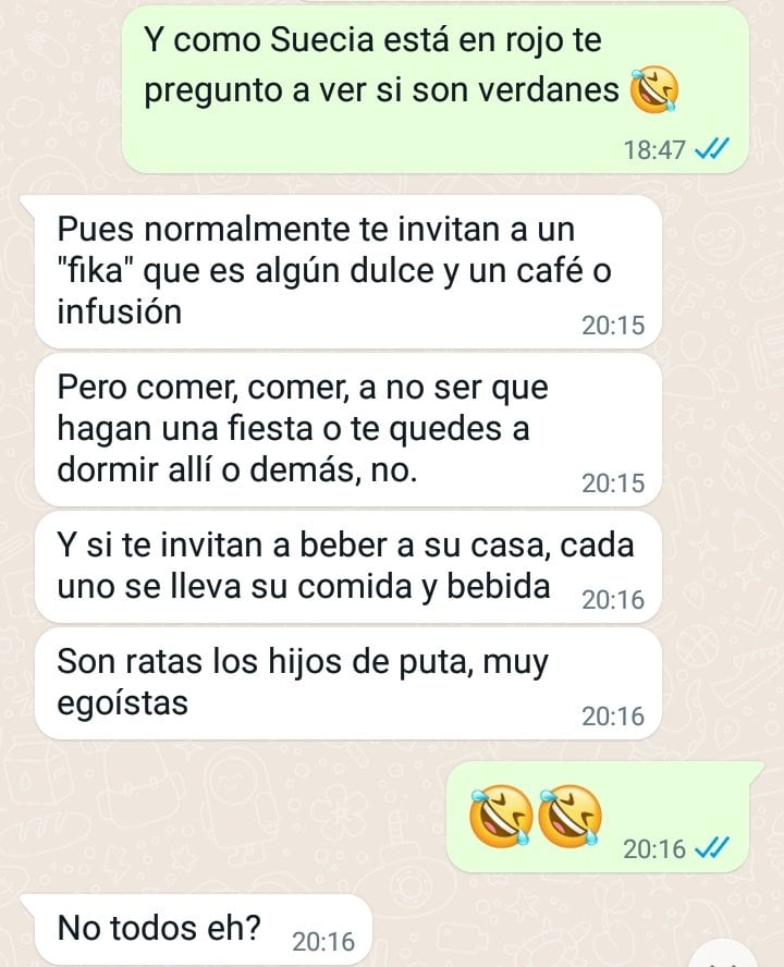 En Suecia no dan de comer a sus invitados y usuarios no lo pueden creer