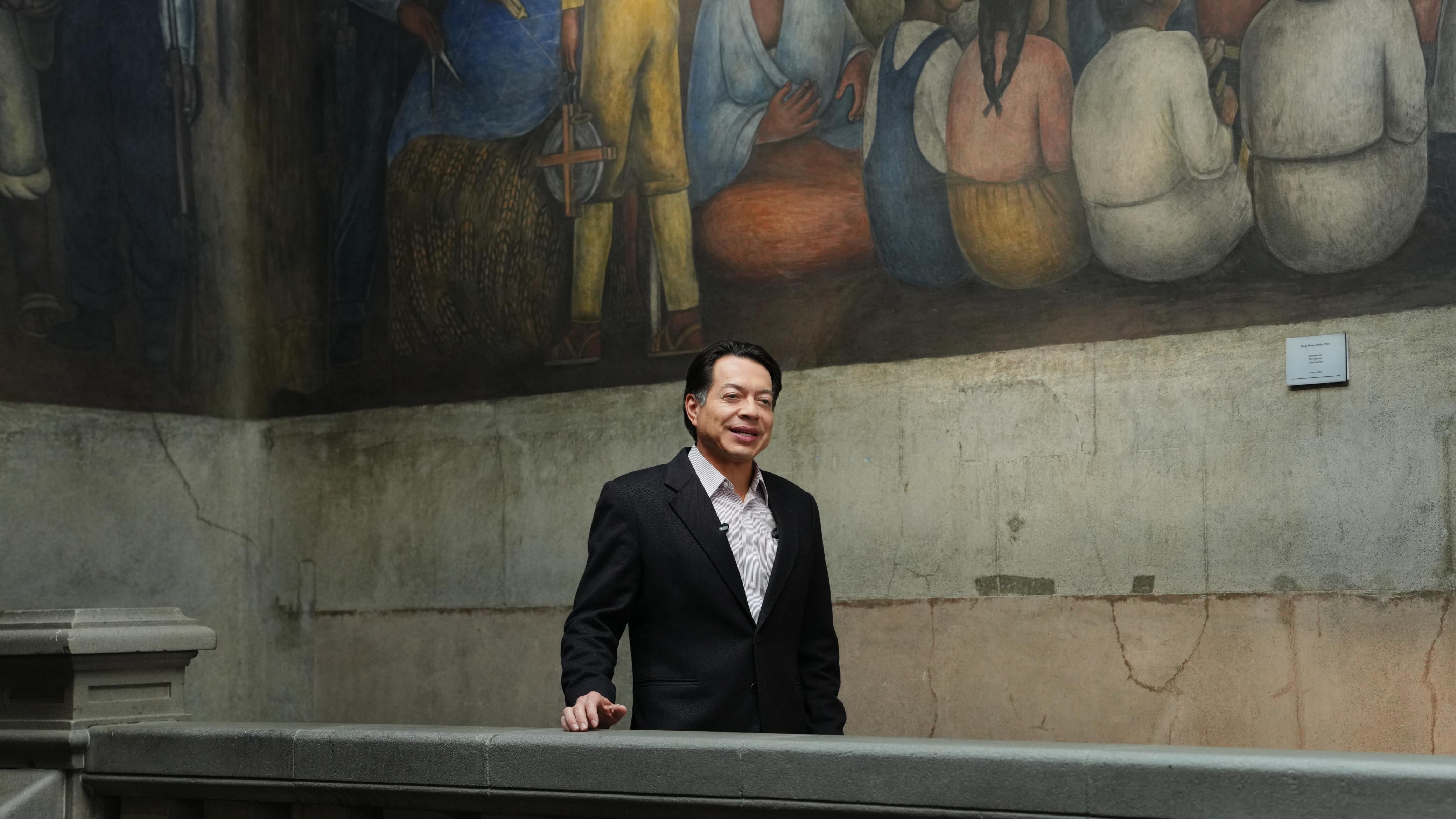 Mario Delgado, titular de la SEP, invita a visitar el Museo Vivo del Muralismo en diciembre