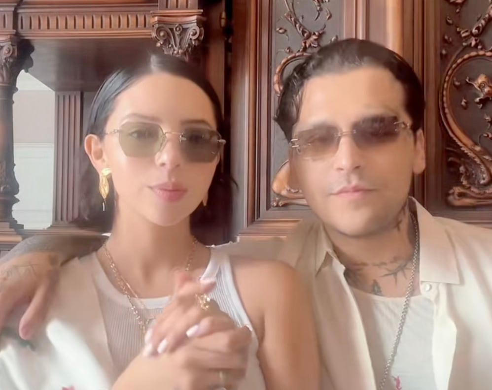 Christian Nodal y Ángela Aguilar responde el tag de los esposos en TikTok