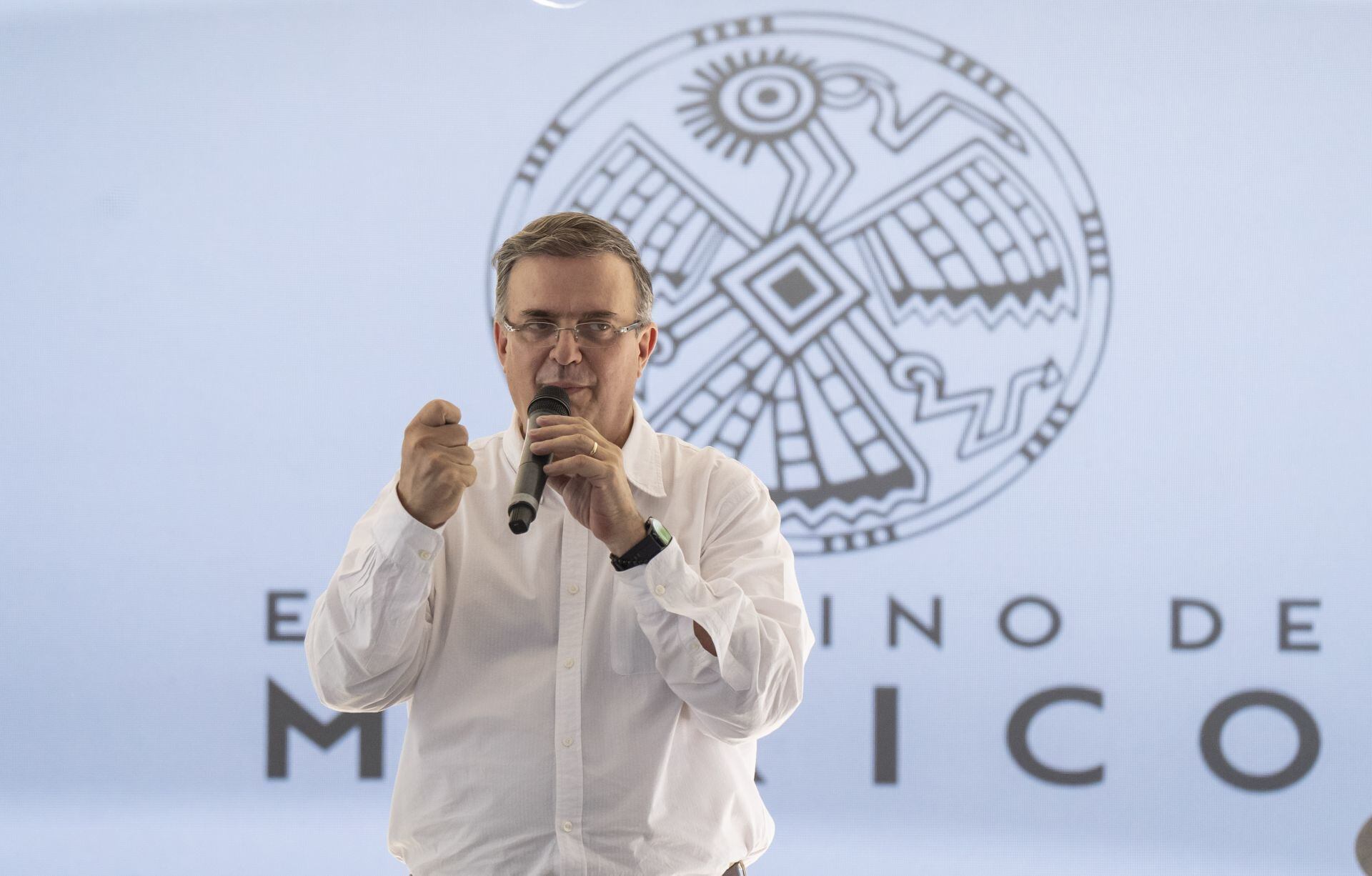 Marcelo Ebrard Casaubón, encabezó un evento en Tijuana, en el que presentó la asociación civil “El camino de México”