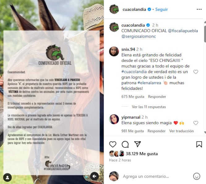 Comunicado Cuacolandia