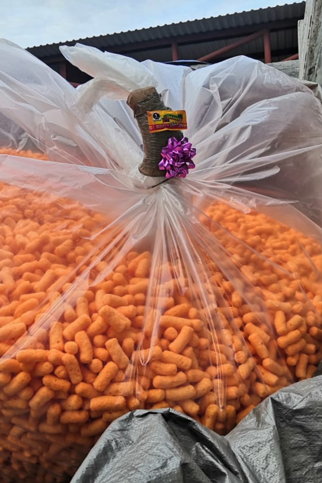 Amigos le regalan a su amiga su peso en Cheetos