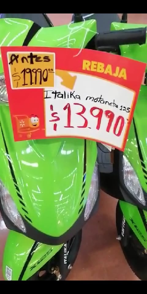 Precio de la moto