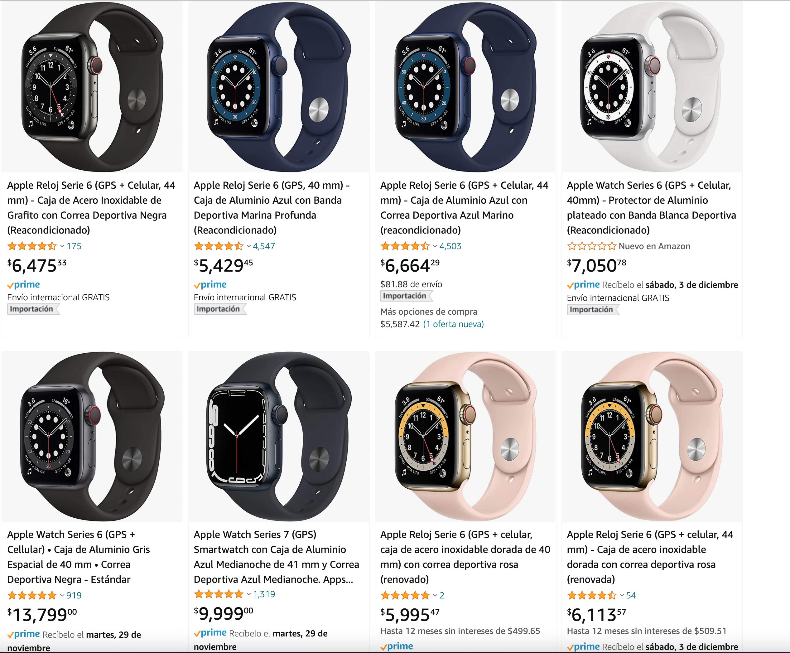 Black Friday 2022: Apple Watch series 6 en Amazon