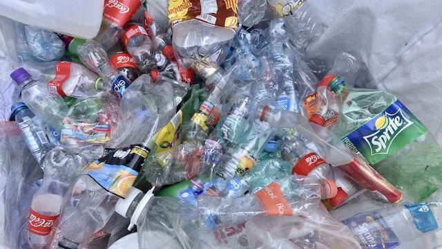 PET para reciclar.
