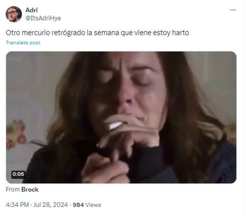 Memes por Mercurio retrógrado de este 5 de agosto