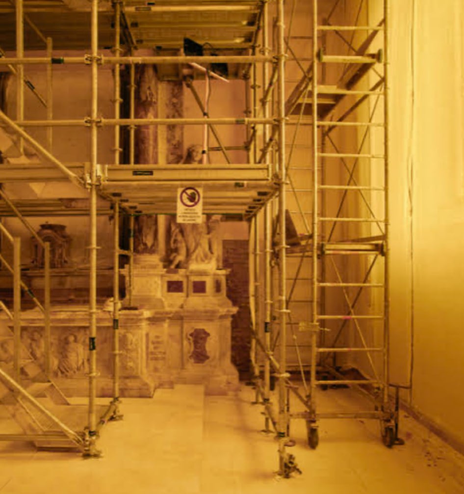 Pabellón del Vaticano, Bienal de arquitectura de Venecia.
Comisionado por el Cardenal José Tolentino a la arquitecta mexicana Tatiana Bilbao.
Pabellón ganador de mención honorífica, mayo 9, 2025.
Foto: José Hevia.