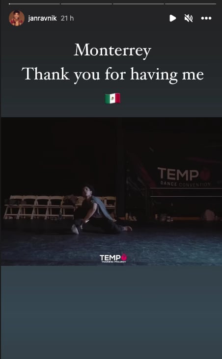 Jan Ravnik, bailarín de Taylor Swift en el concierto de RBD