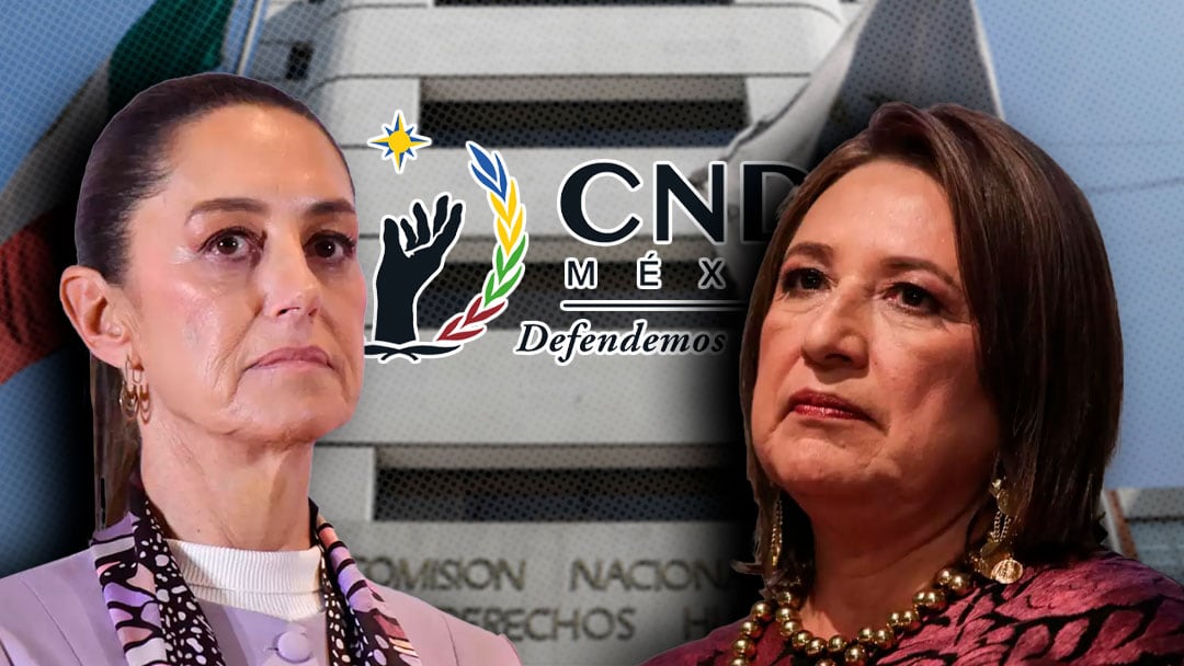 CNDH determina quien ha sufrido más violencia política entre Claudia Sheinbaum y Xóchitl Gálvez