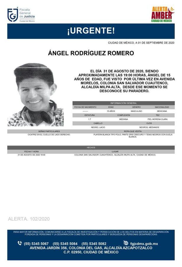 Ficha de búsqueda de Ángel