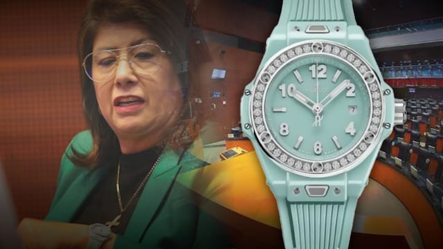 Exhiben a la senadora de Morena Mariela Gutiérrez por traer un reloj 400 mil pesos