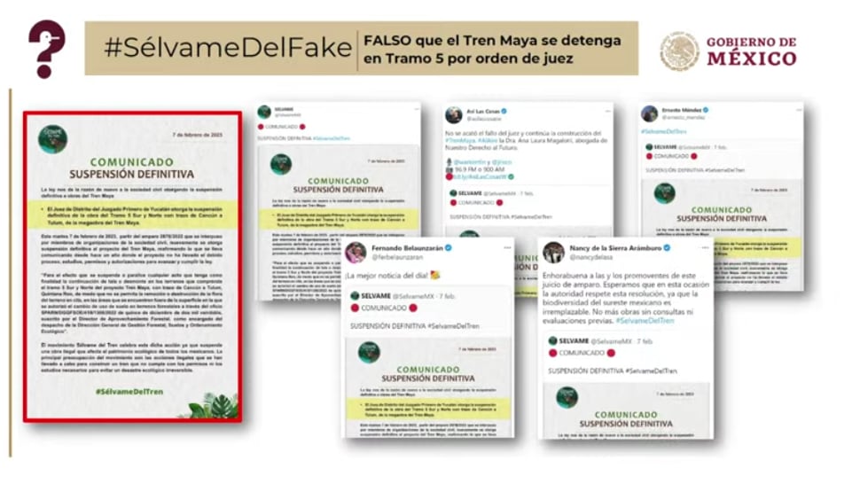 Quién es quién en las mentiras de la semana 15 de febrero