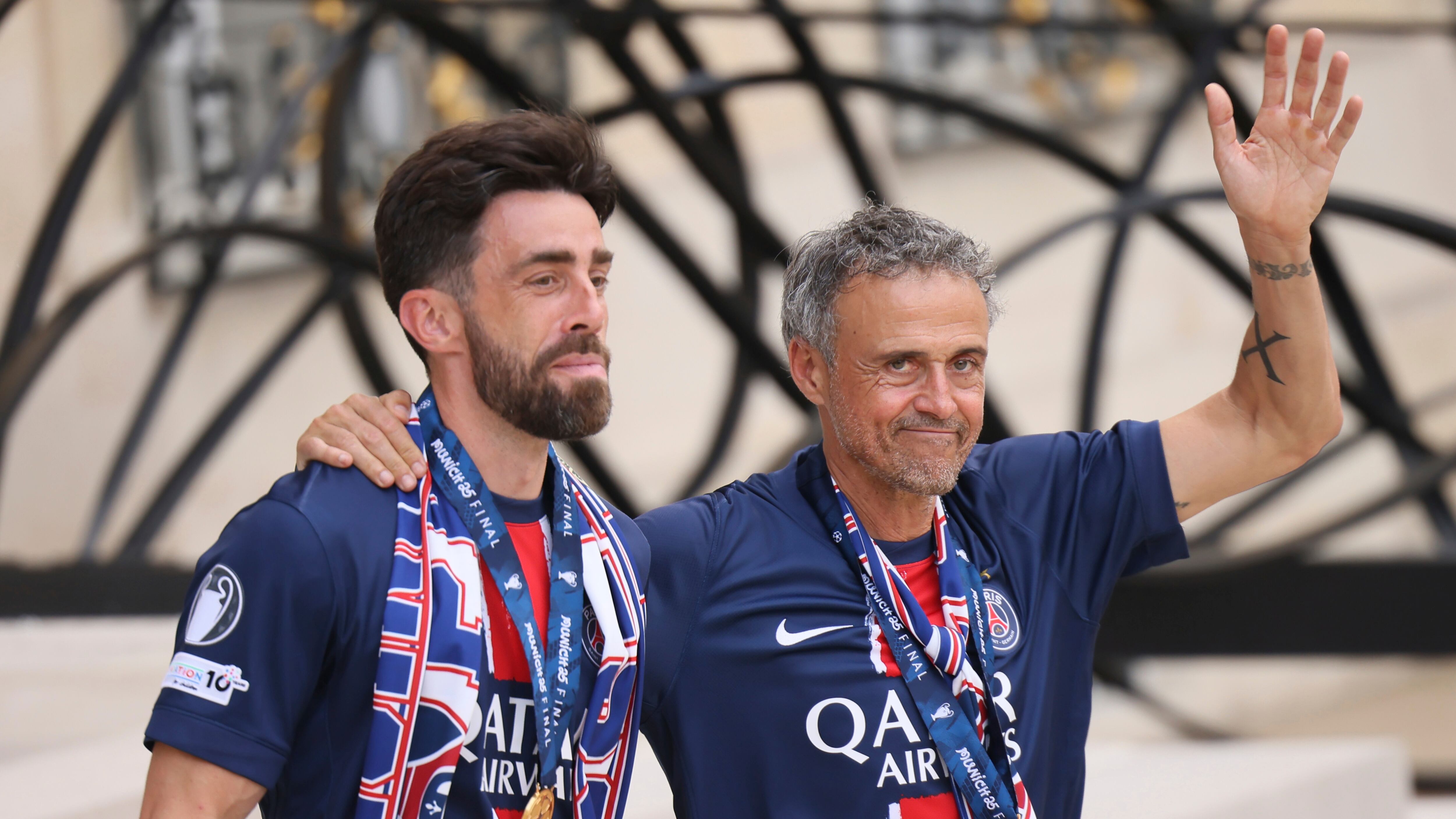 Luis Enrique con PSG.