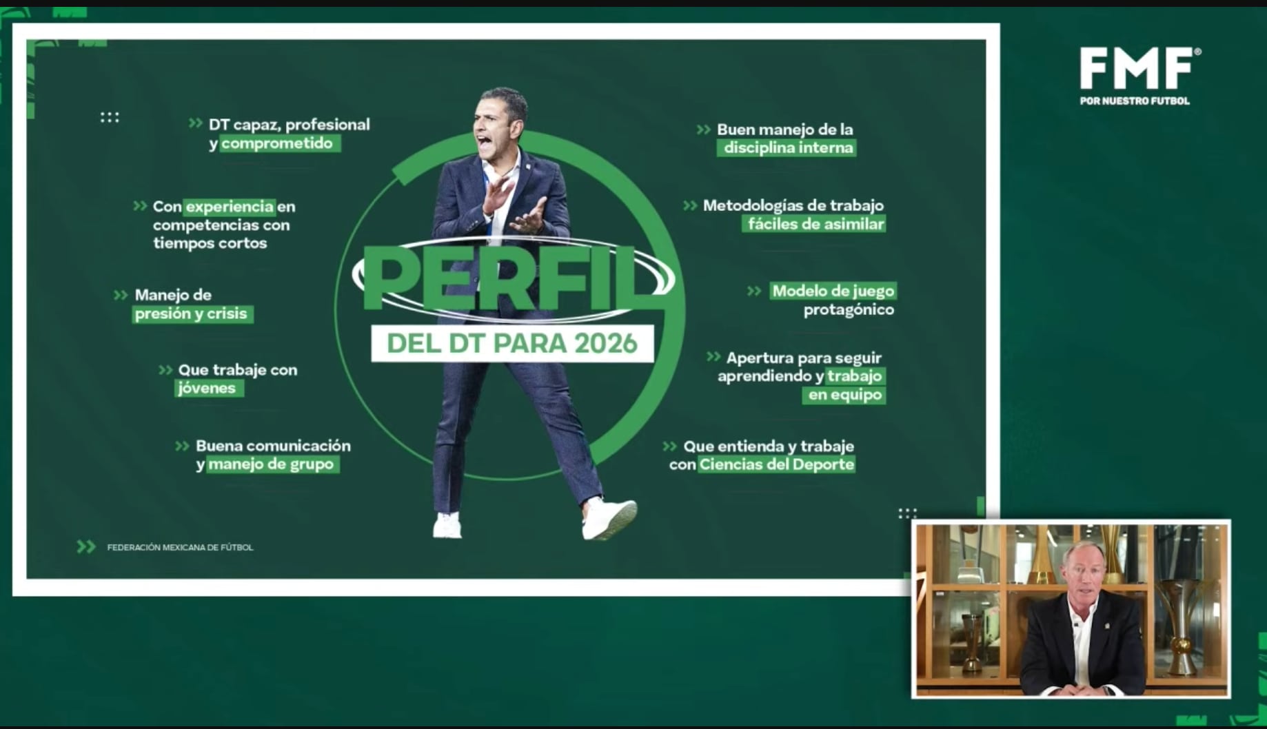 Jaime Lozano, DT de la Selección Mexicana