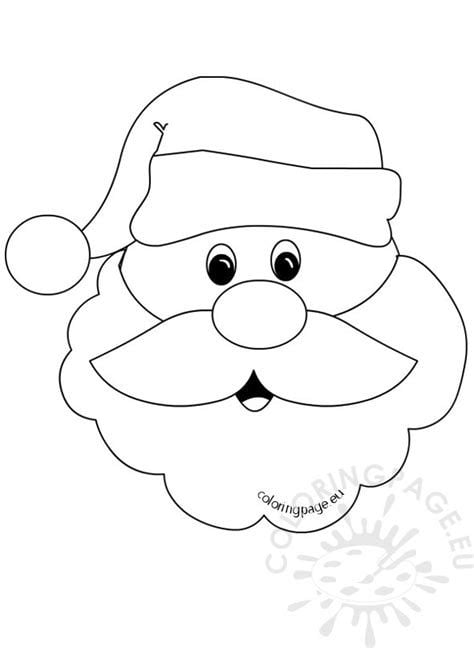 Dibujos fáciles de Santa Claus para imprimir