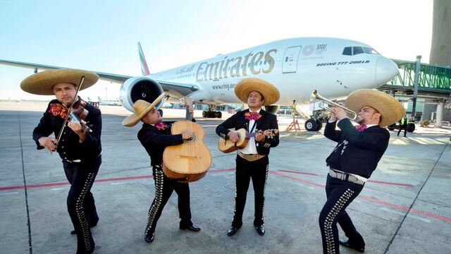 Vuelo de Emirates Airlines en Barcelona