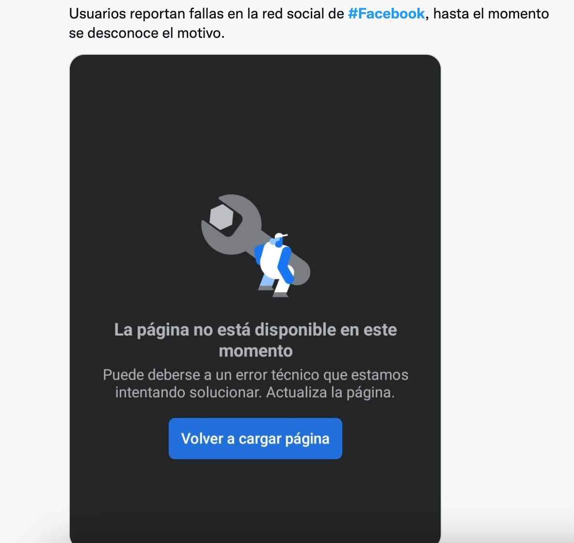 Memes de la caída de Facebook