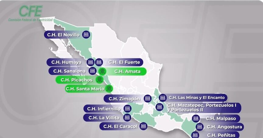 Estados donde se modernizan plantas de CFE