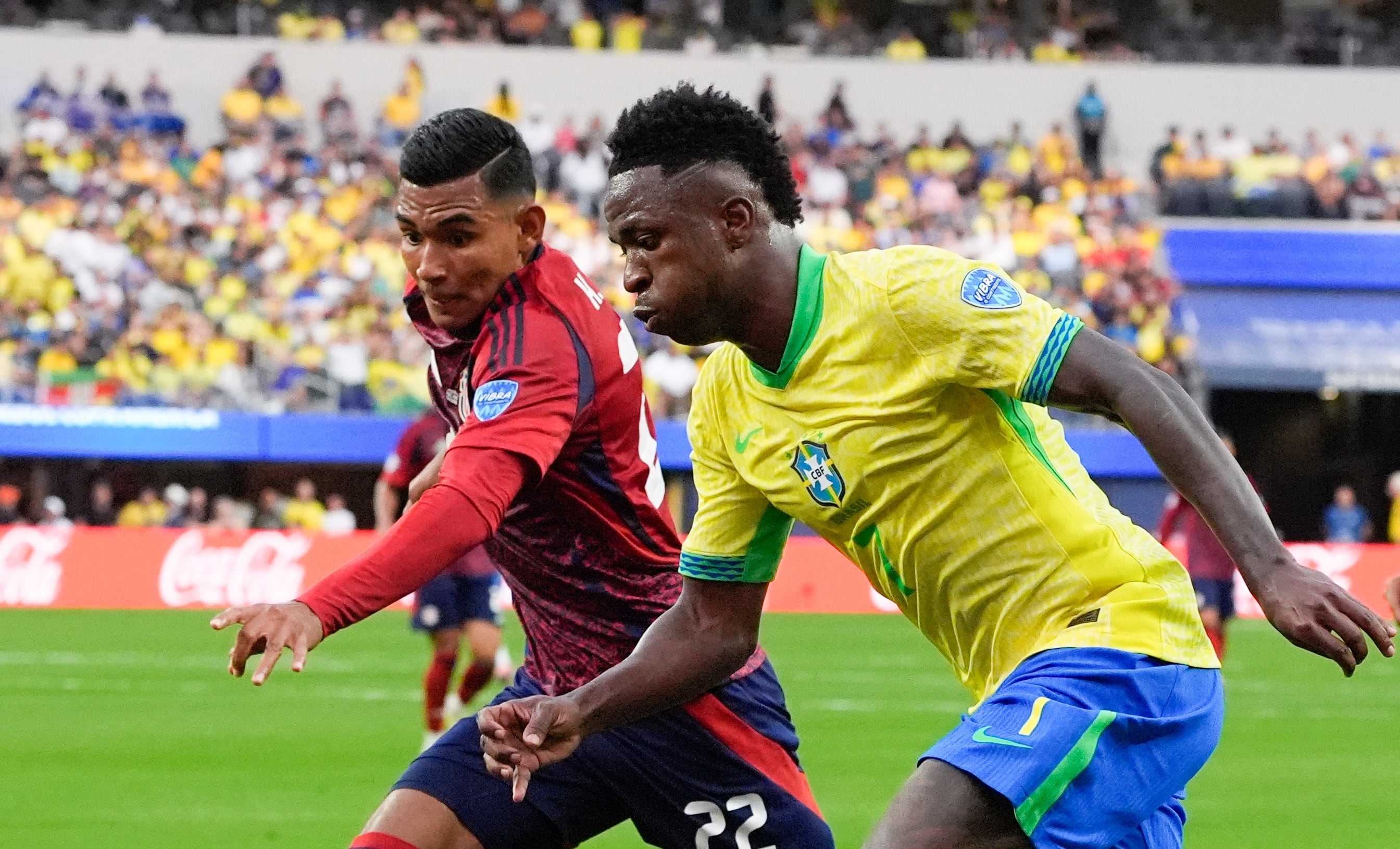 Brasil vs Costa Rica en la Copa América 2024