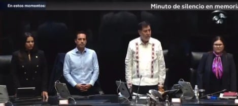 Cámara de Senadores rinde homenaje a Silvia Pinal.