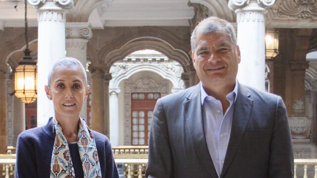 Claudia Sheinbaum y Rafael Correa