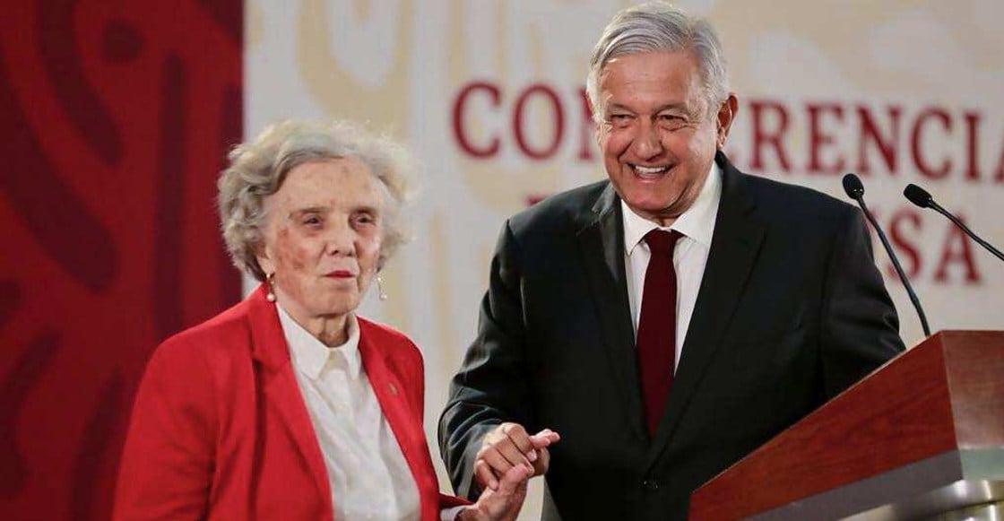 Elena Poniatowska y AMLO