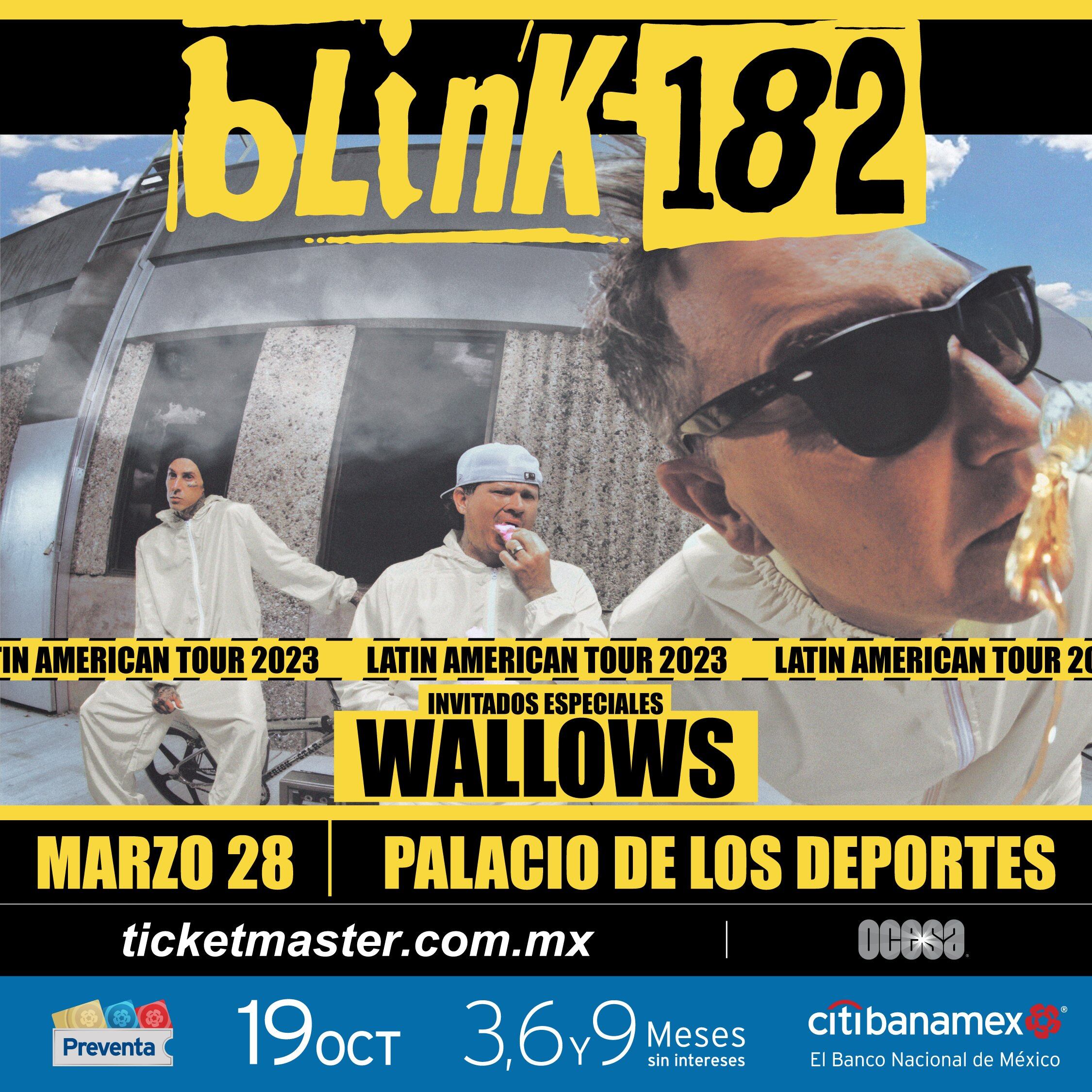 Esto cuestan los boletos para ver a Blink-182 en el Palacio de los Deportes