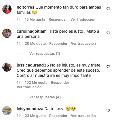 Usuarios debaten condena de Pablo Lyle