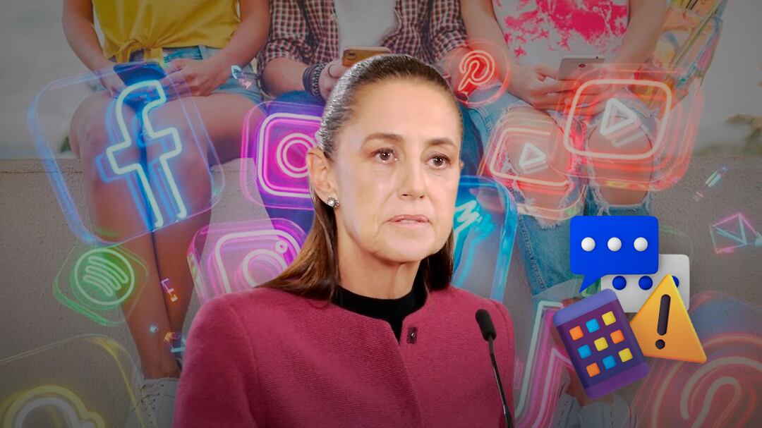La advertencia de Claudia Sheinbaum por el uso excesivo de redes sociales en menores