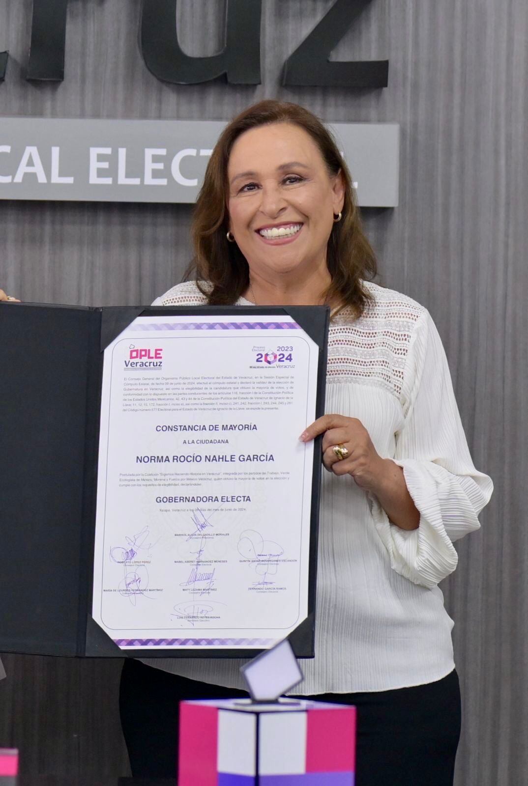 Gobernadores electos reciben su constancia de mayoría tras elecciones México 2024