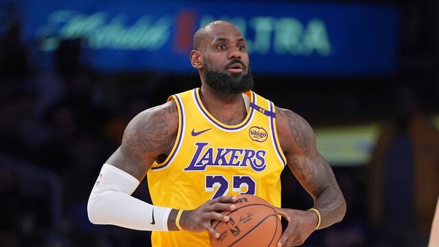 LeBron James, jugador de Los Angeles Lakers.